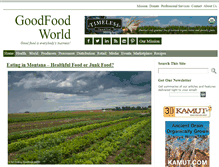 Tablet Screenshot of goodfoodworld.com